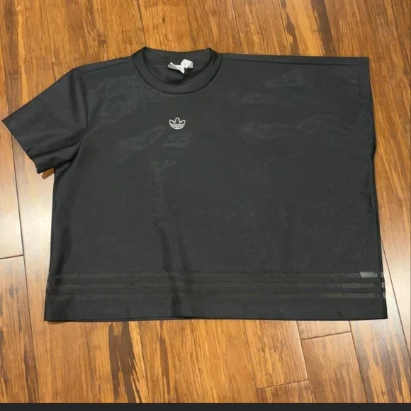 Adidas Black Short Sleeve Tee - Picture 1 of 4